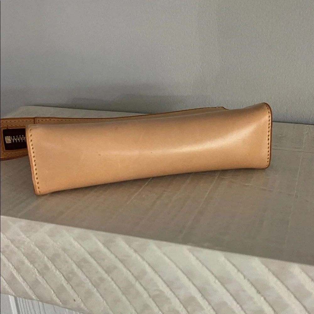 ❌SOLD❤️Louis Vuitton Vachetta Ambre Sac Pochette Clutch Wristlet - Picture 12 of 13